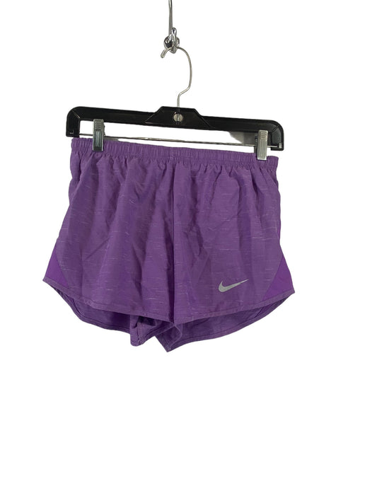 Purple Athletic Shorts Nike, Size Xs