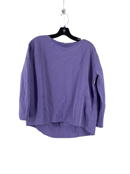 Purple Top Long Sleeve Lululemon, Size M