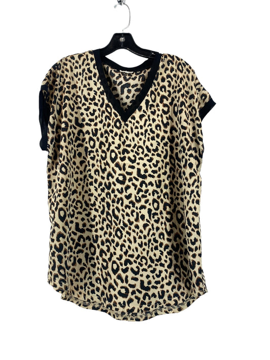 Animal Print Top Short Sleeve Jodifl, Size L