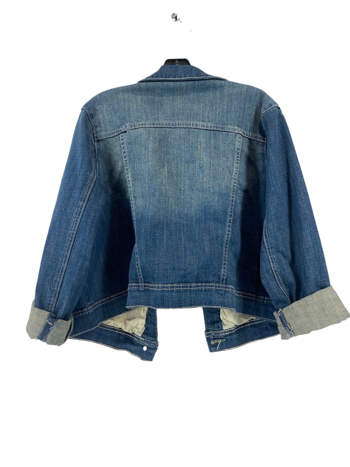 Blue Denim Jacket Denim Clothes Mentor, Size 1x