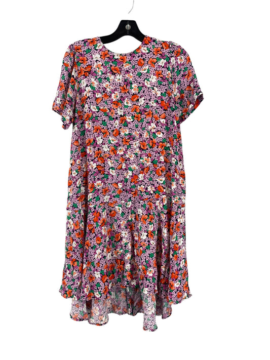 Floral Print Dress Casual Short Ann Taylor, Size M