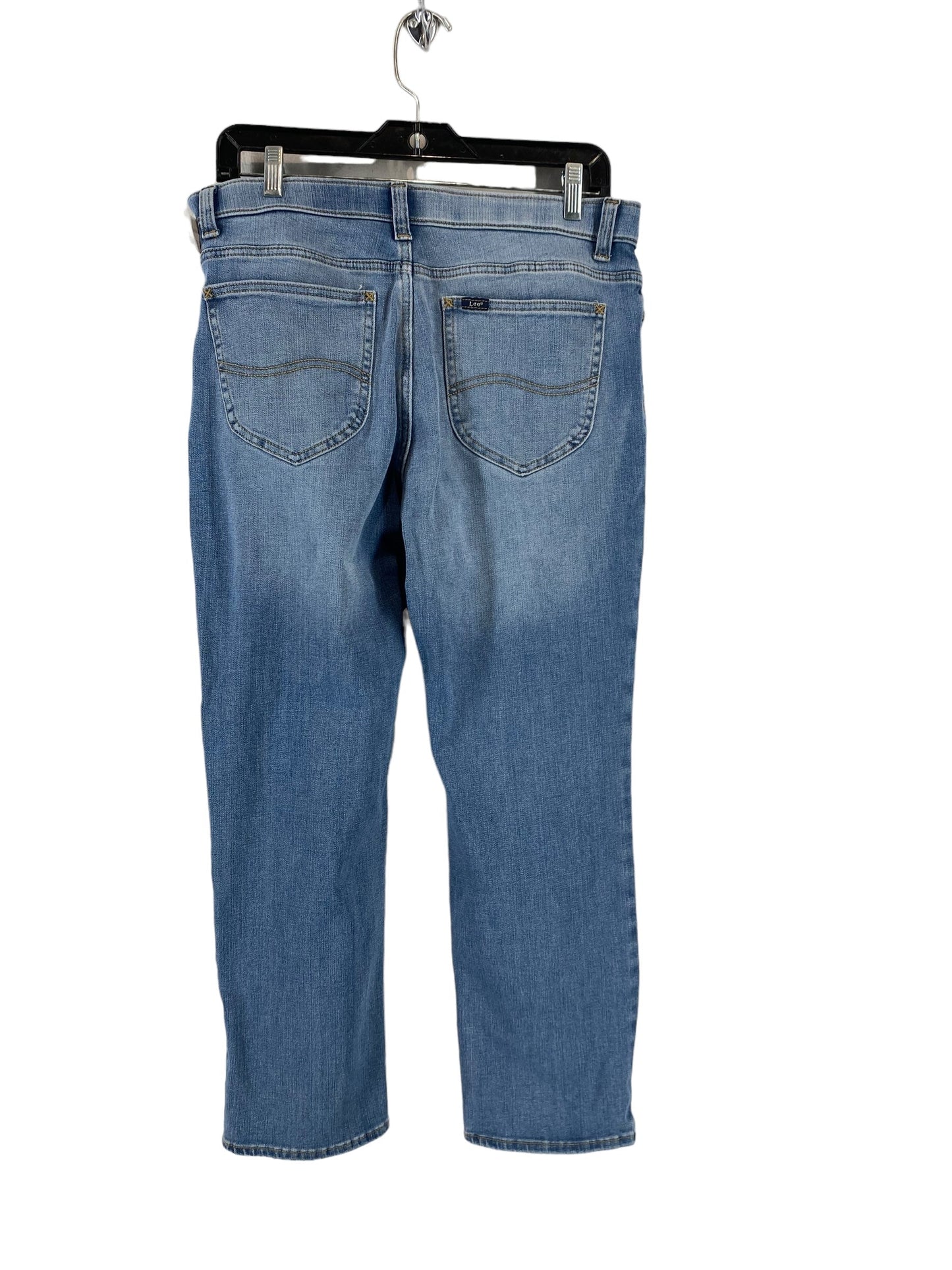 Blue Denim Jeans Straight Lee, Size 12