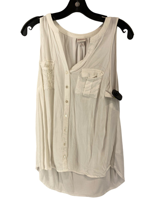 White Top Sleeveless Merona, Size L