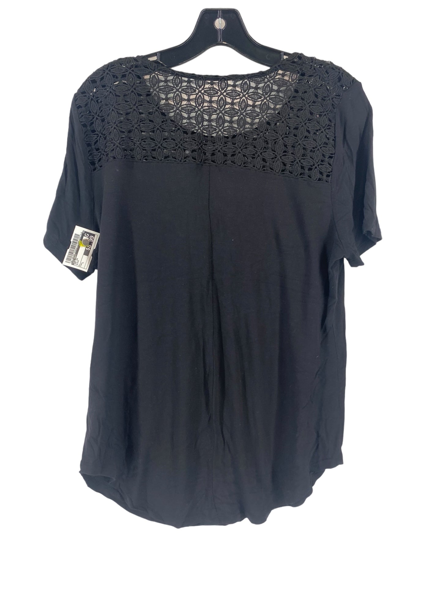 Black Top Short Sleeve Old Navy, Size L