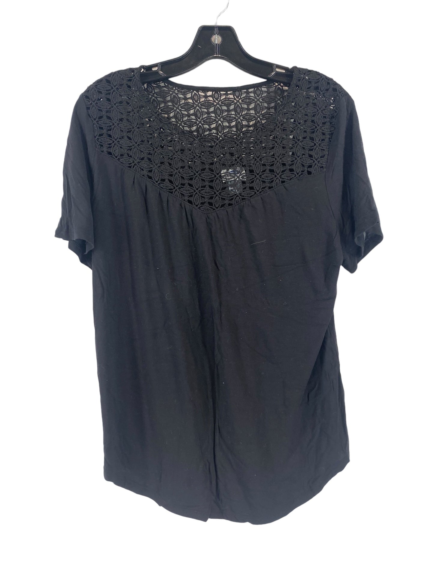 Black Top Short Sleeve Old Navy, Size L