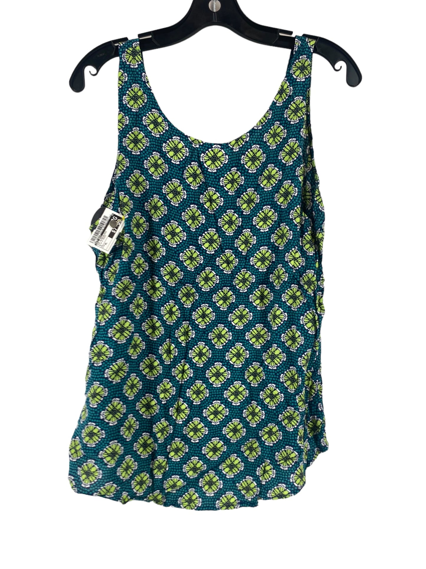 Blue & Green Top Sleeveless Old Navy, Size Xl