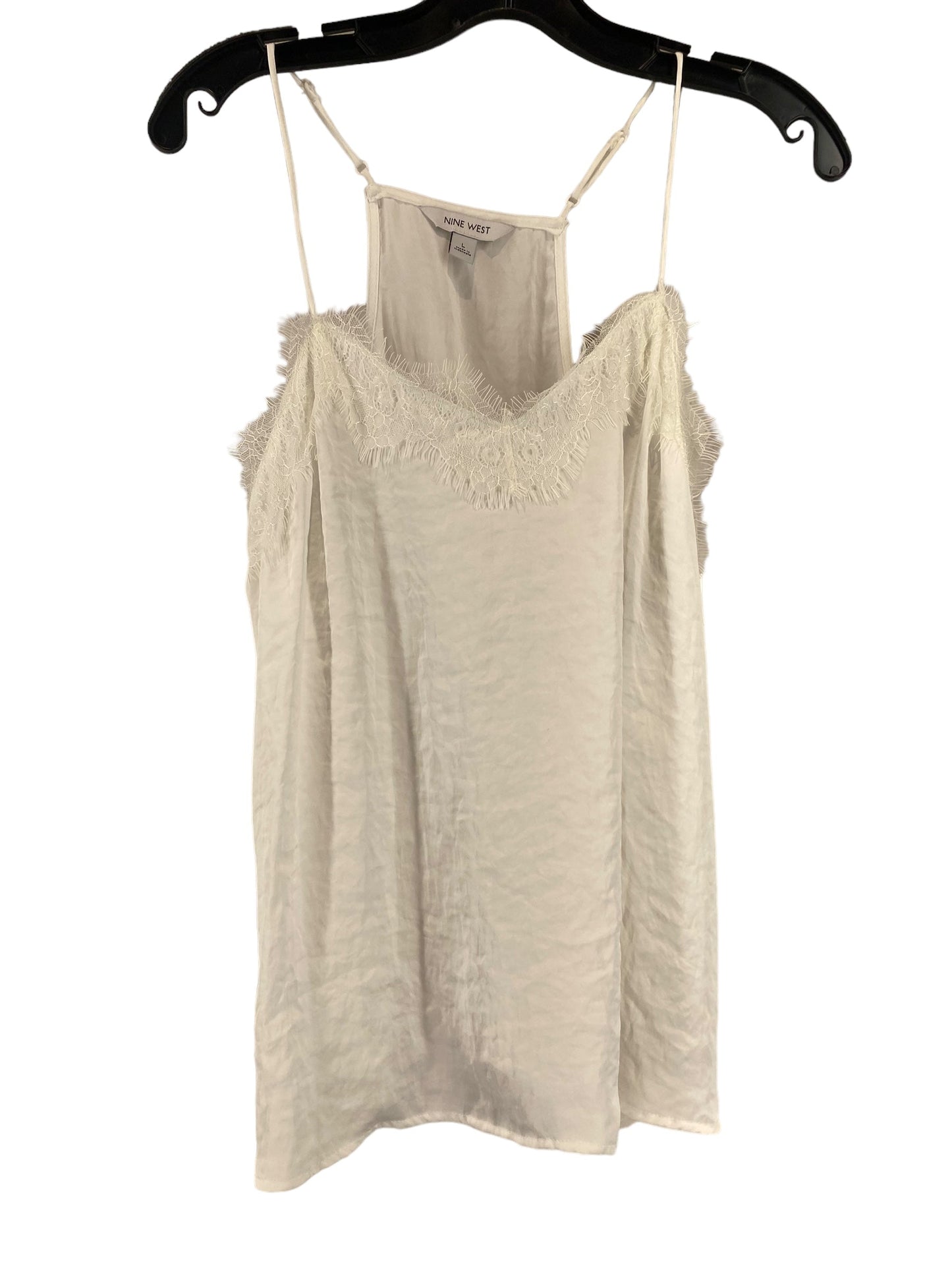 White Top Sleeveless Nine West, Size L