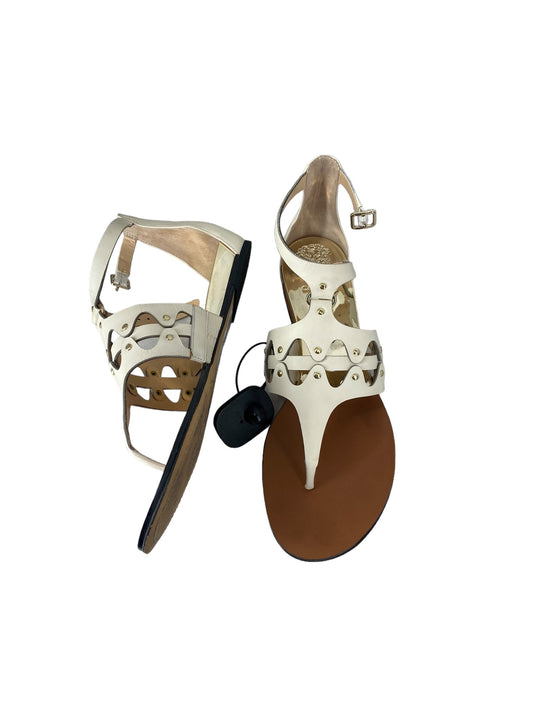 Ivory Sandals Flats Vince Camuto, Size 9.5