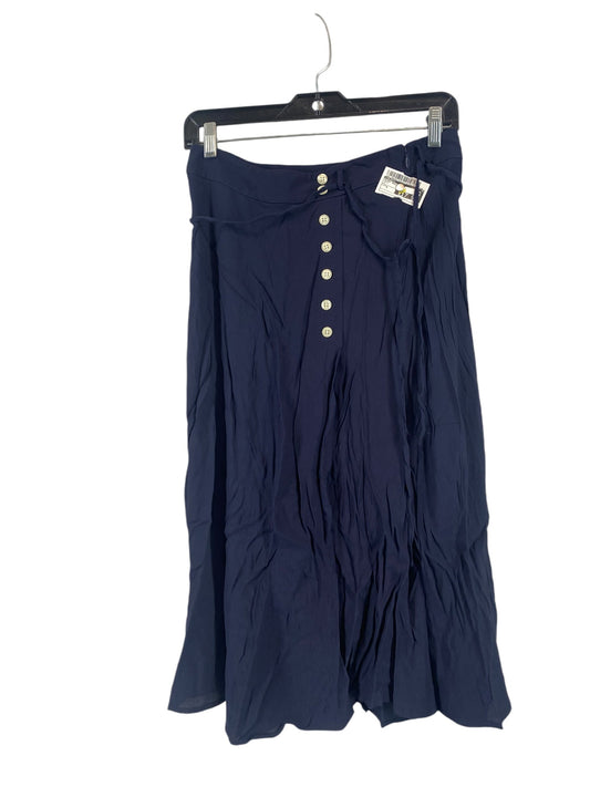 Skirt Maxi By Talbots In Navy, Size: 4