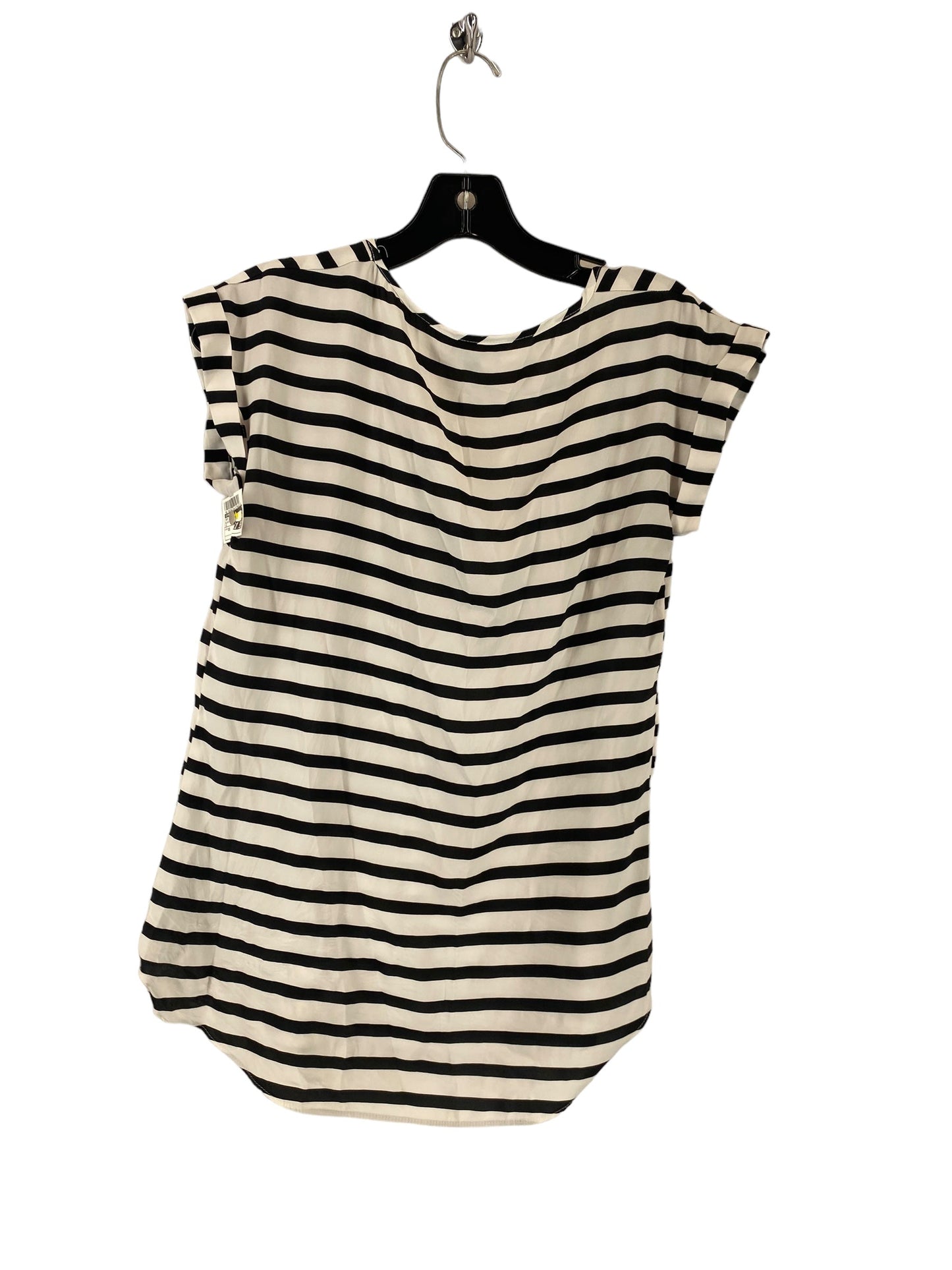 Black & White Top Short Sleeve Express, Size Xs