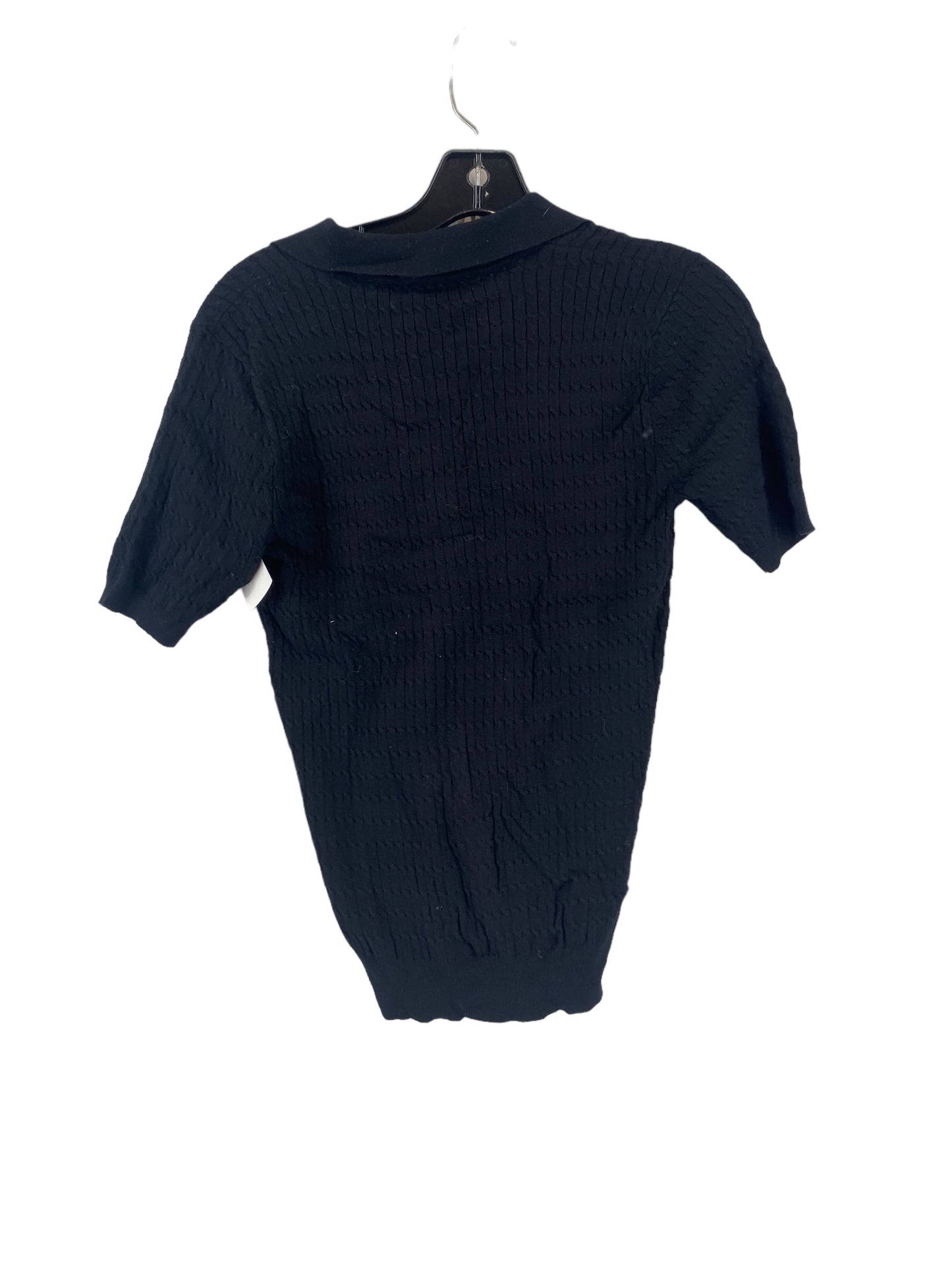 Black Top Short Sleeve Tahari By Arthur Levine, Size S
