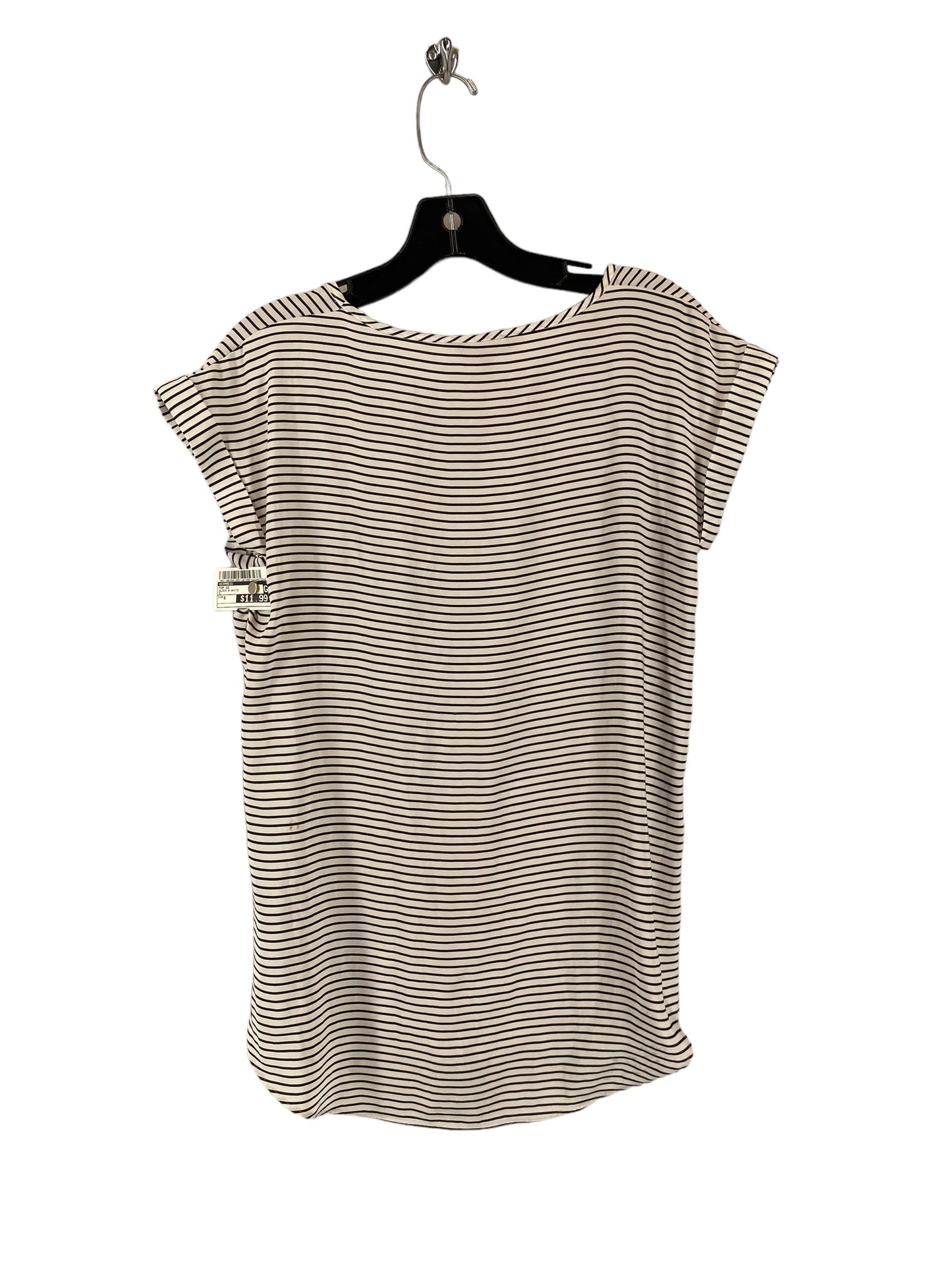 Black & White Top Short Sleeve Express, Size S