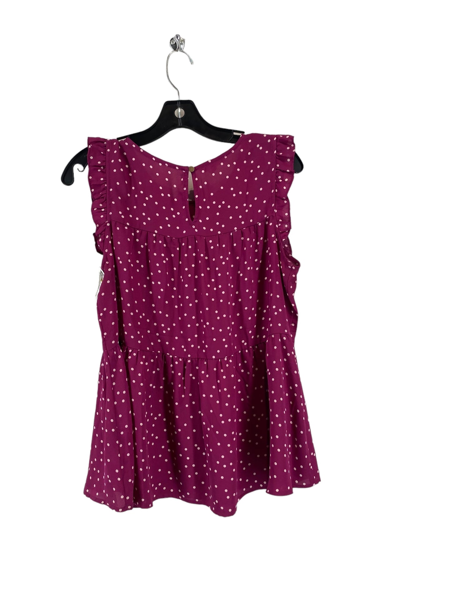 Purple Top Sleeveless Maurices, Size M