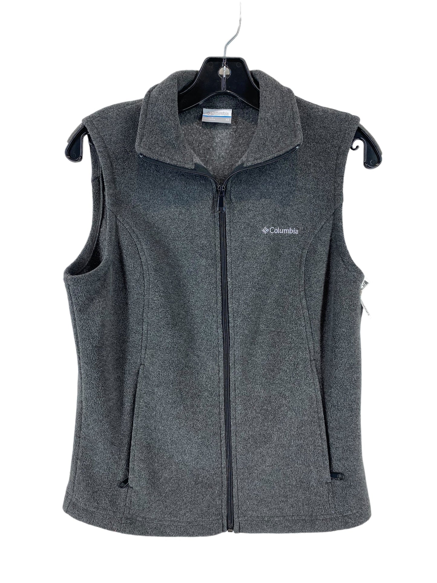 Grey Vest Fleece Columbia, Size Xs