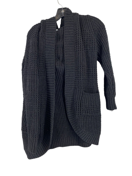 Black Sweater Cardigan No Boundaries, Size M