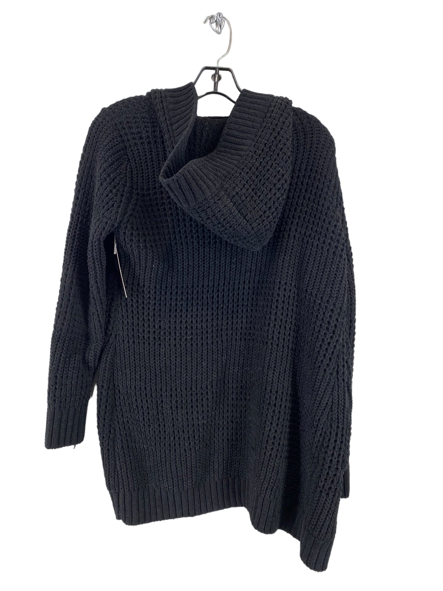 Black Sweater Cardigan No Boundaries, Size M