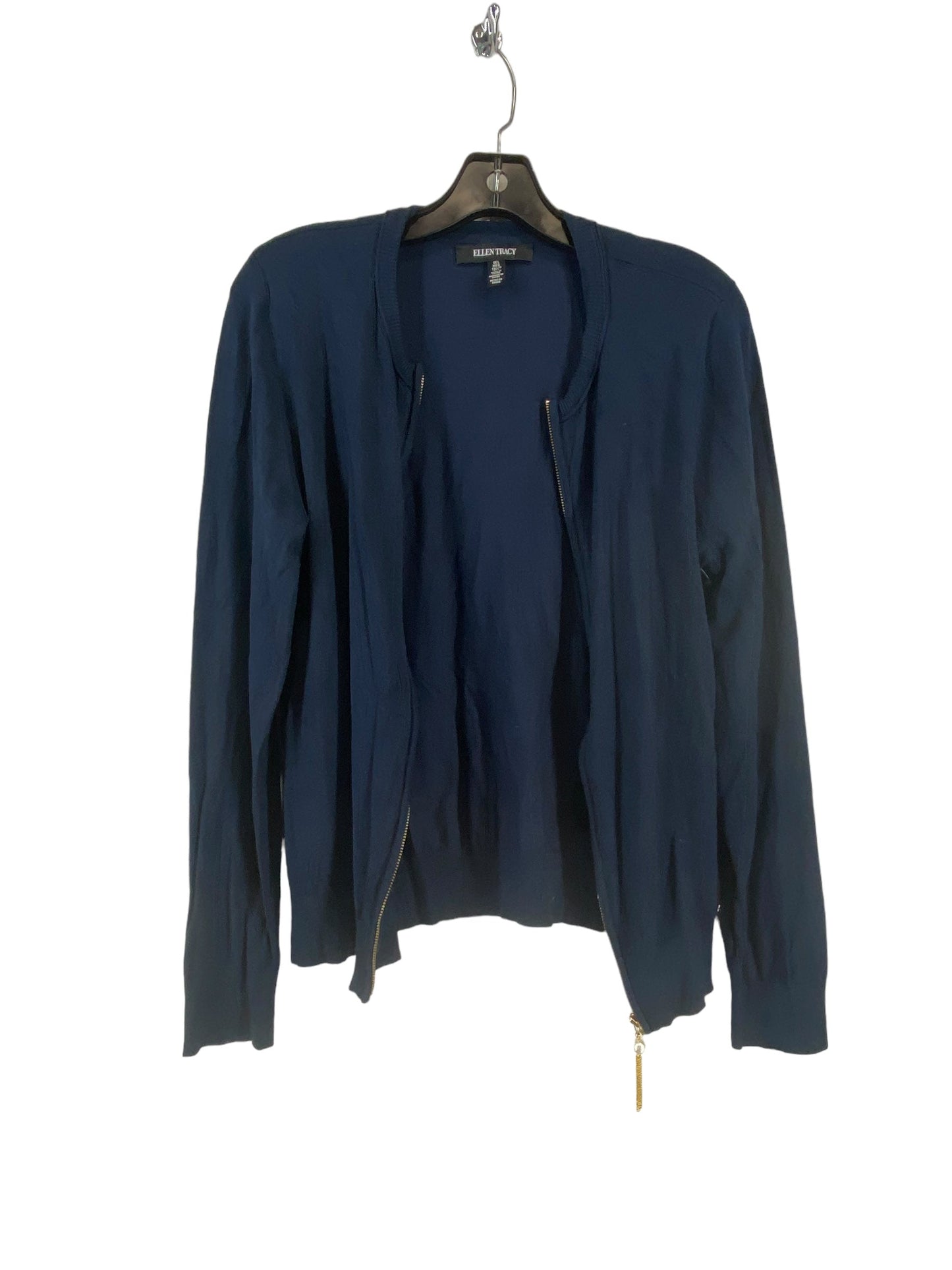 Navy Cardigan Ellen Tracy, Size L