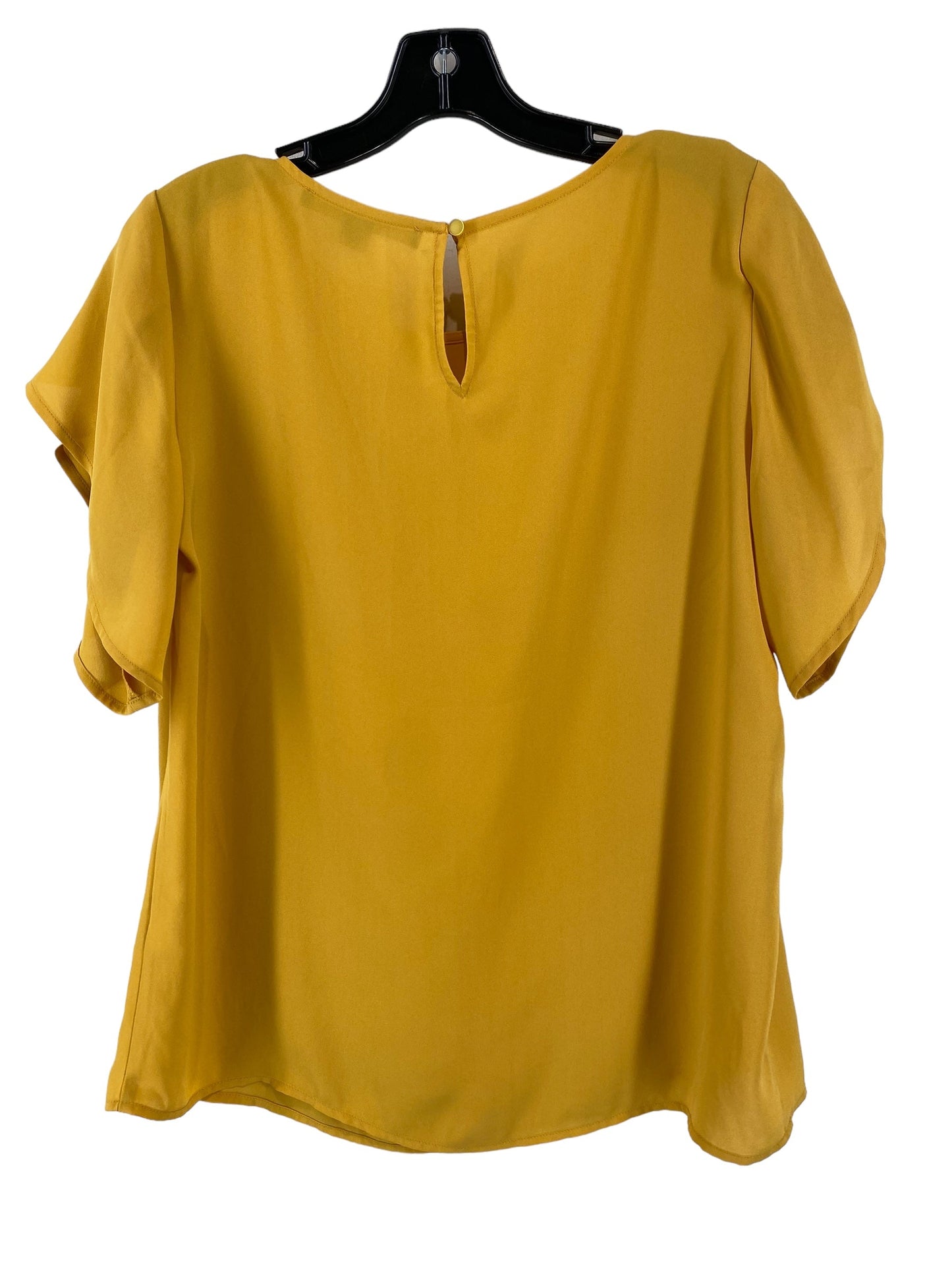 Yellow Top Short Sleeve Cynthia Steffe, Size M