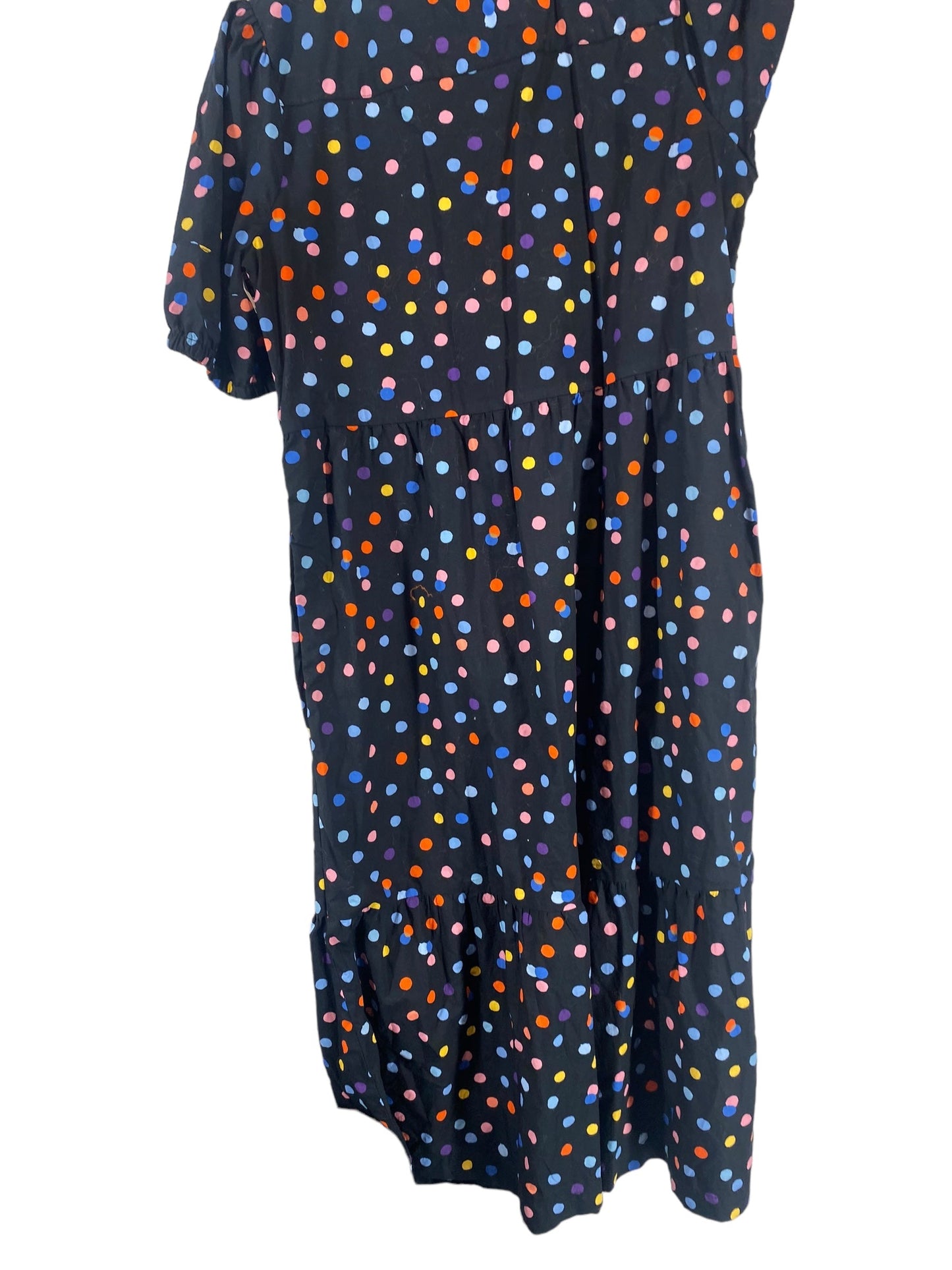 Dress Casual Maxi By Time And Tru In Polkadot Pattern, Size: M