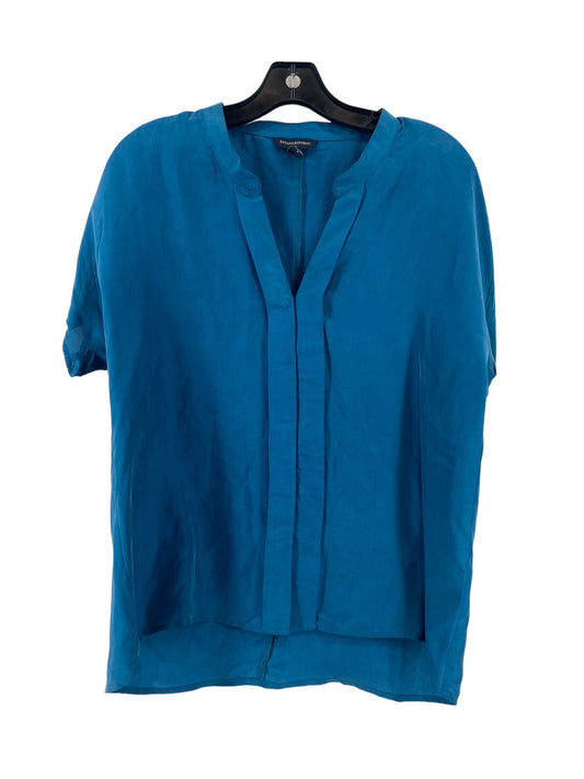 Top Short Sleeve By Banana Republic In Teal, Size: S