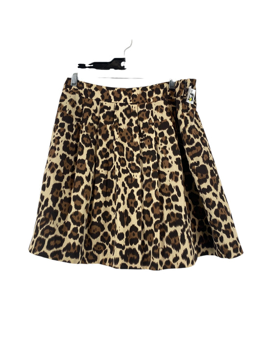 Skirt Mini & Short By Banana Republic In Animal Print, Size: 2