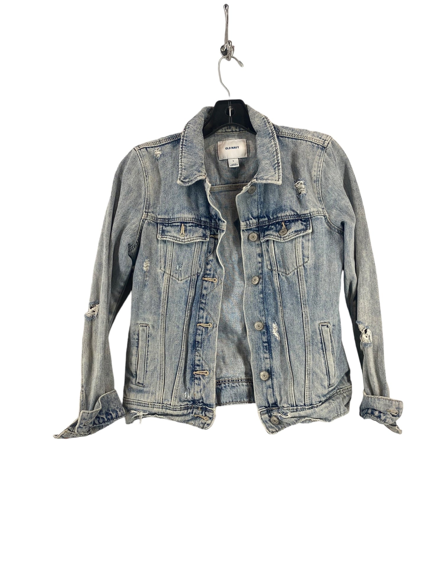 Jacket Denim By Old Navy In Blue Denim, Size: S