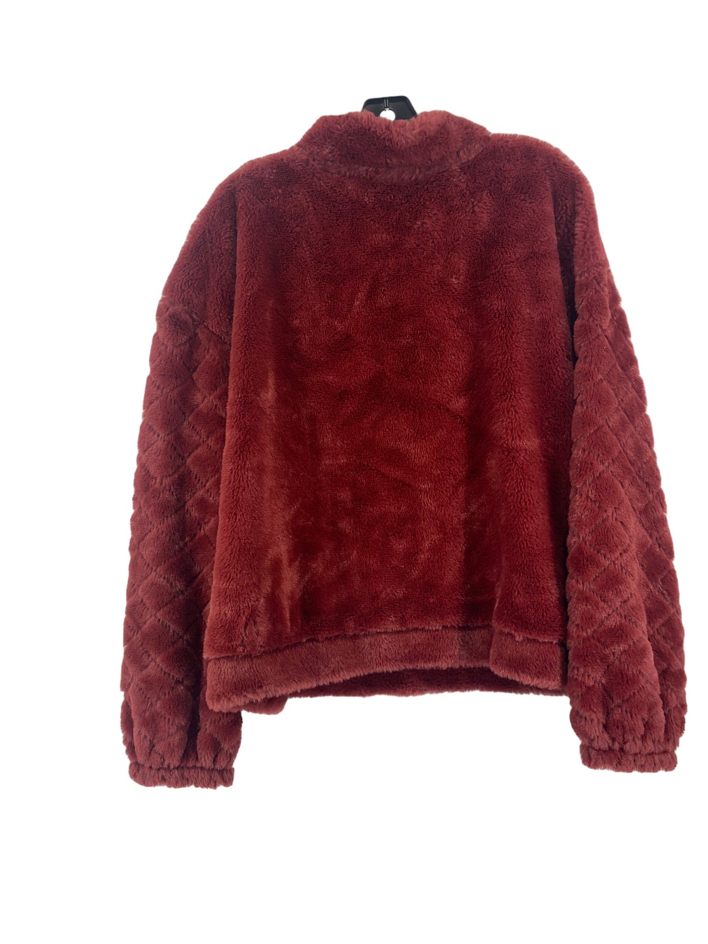 Jacket Faux Fur & Sherpa By No Boundaries In Red, Size: 2x