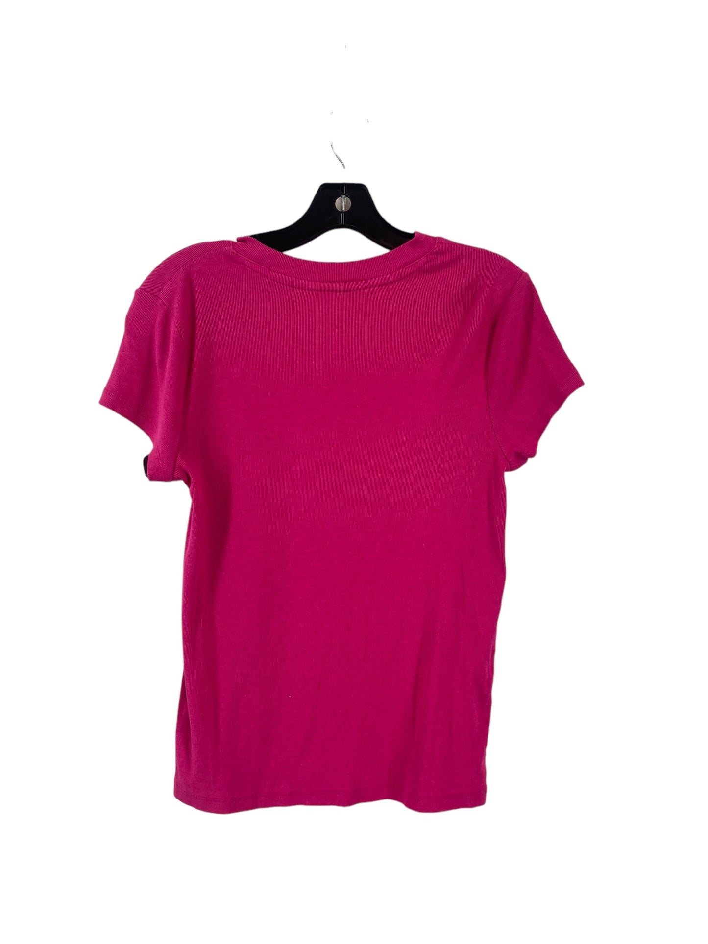 Top Short Sleeve By A New Day In Pink, Size: L