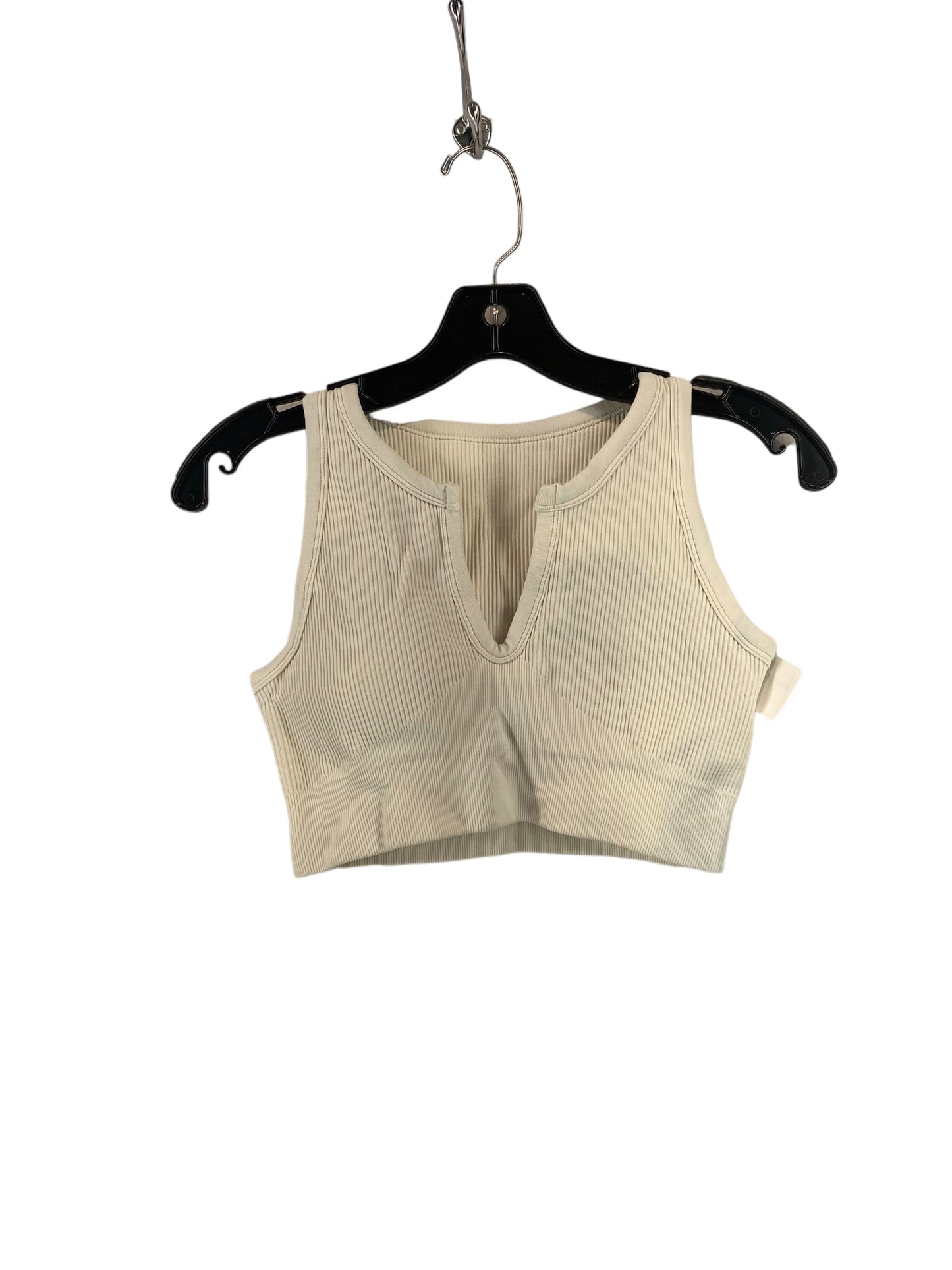 Athletic Bra By Clothes Mentor In White, Size: S