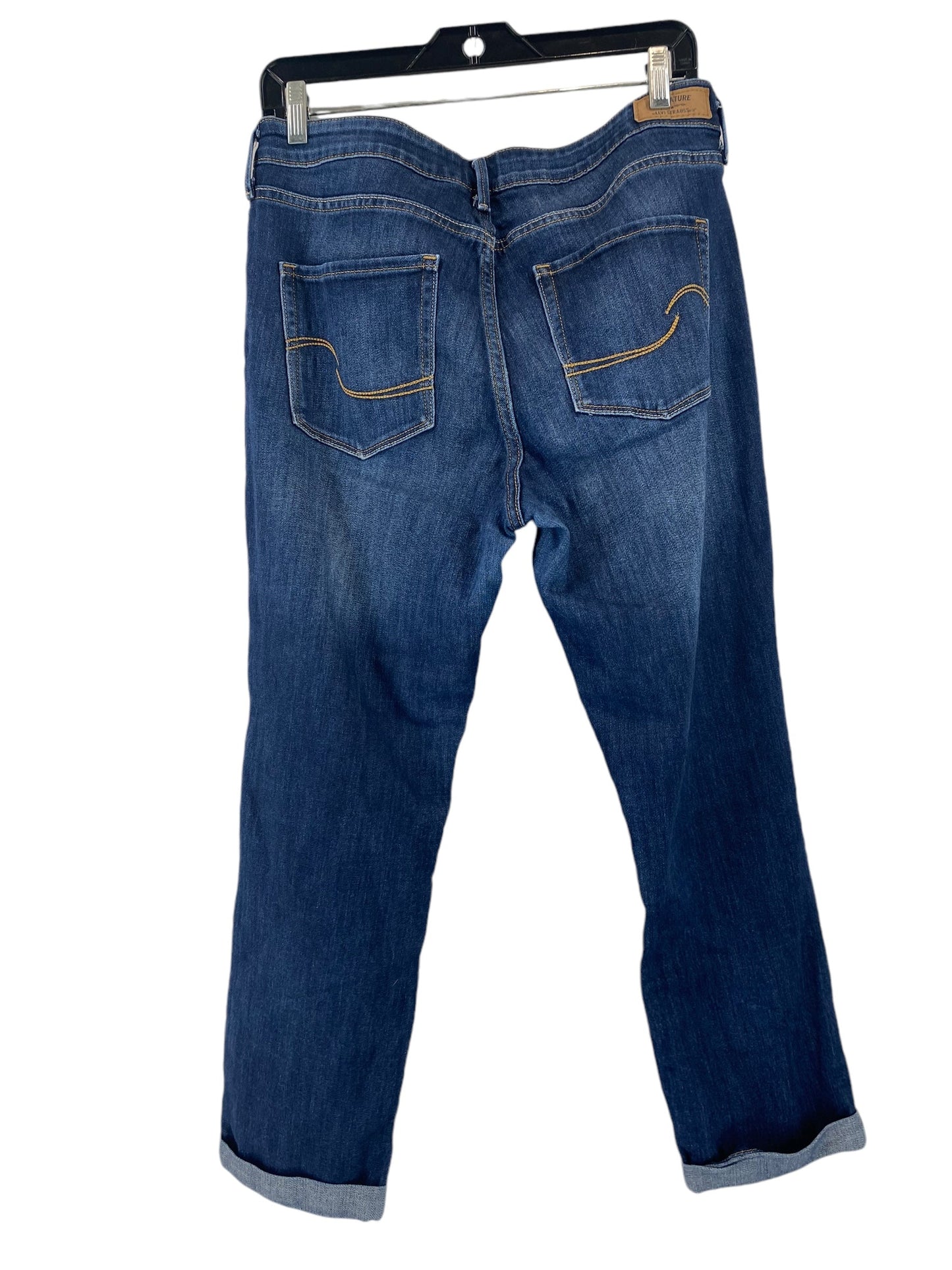 Jeans Skinny By Levis In Blue Denim, Size: 12