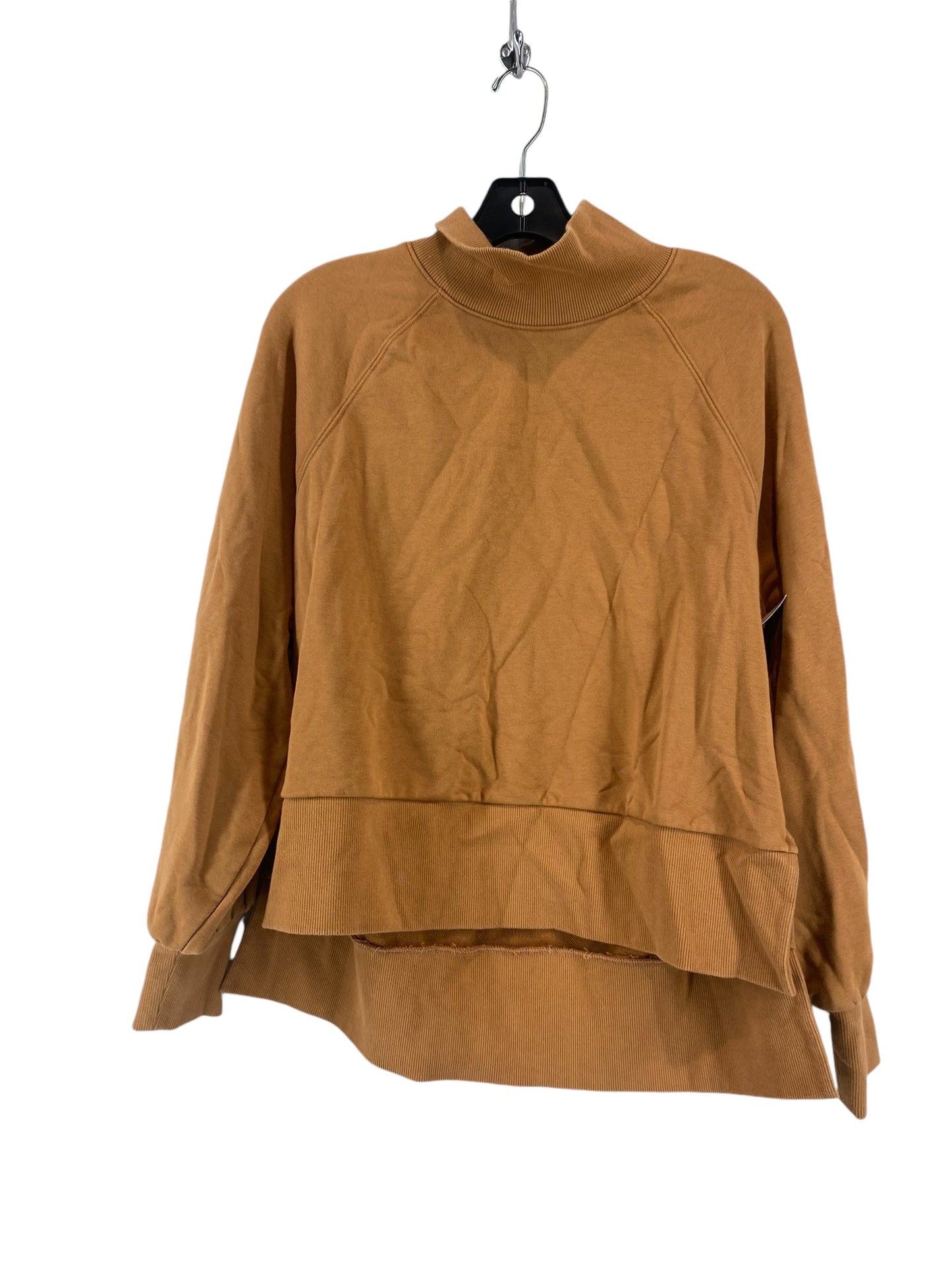 Sweatshirt Collar By Calia In Brown, Size: M