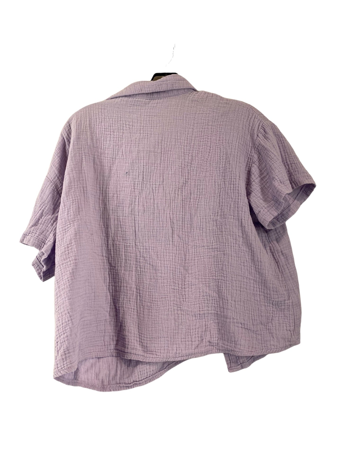 Top Short Sleeve By Clothes Mentor In Purple, Size: L