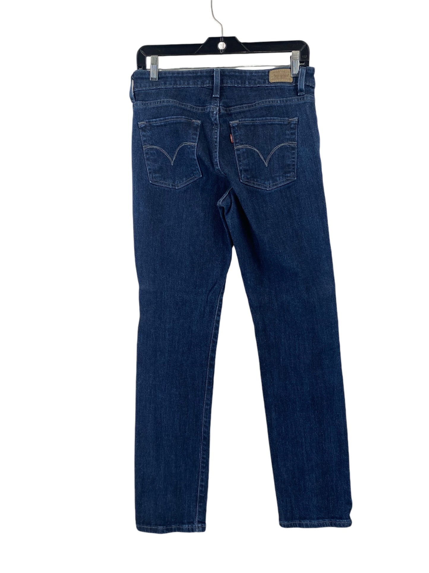 Jeans Skinny By Levis In Blue Denim, Size: 8