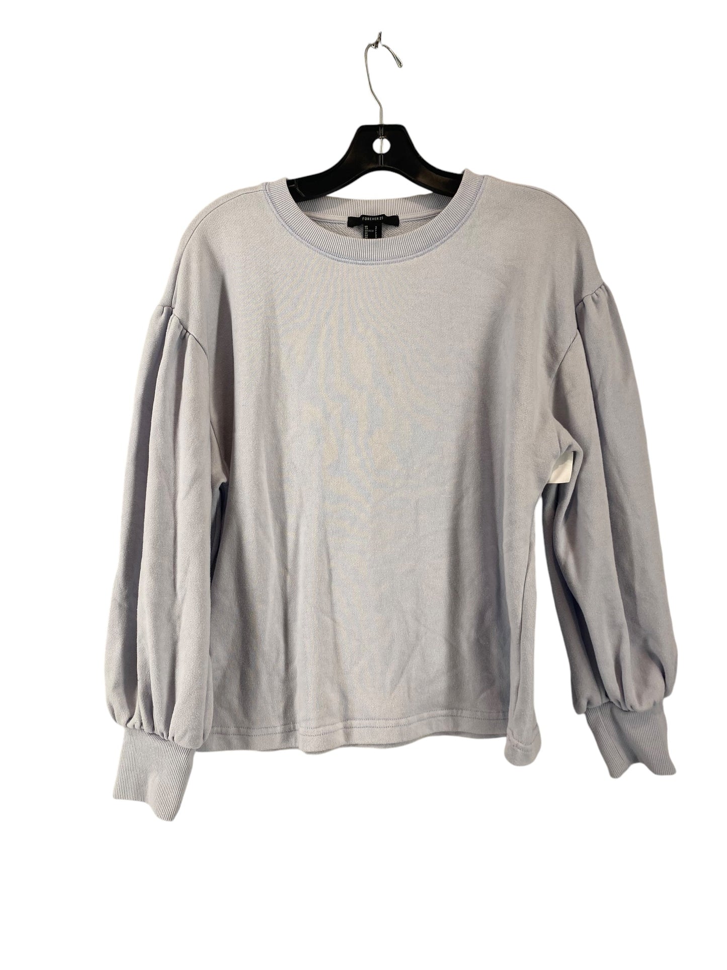 Sweatshirt Crewneck By Forever 21 In Blue, Size: S