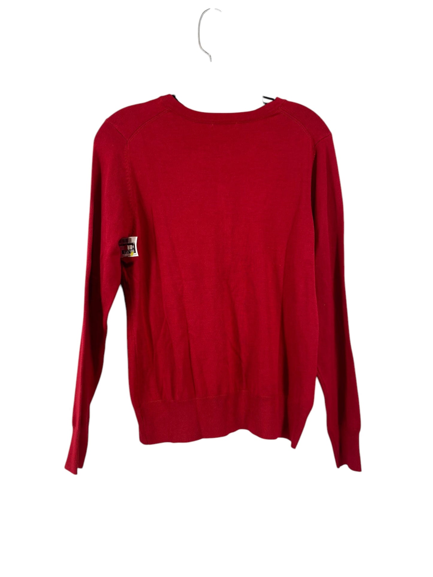 Sweater By Charter Club In Red, Size: M