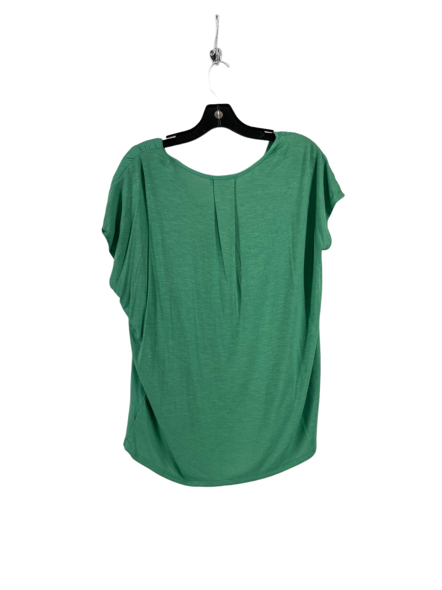 Top Short Sleeve By Nine West In Green, Size: L