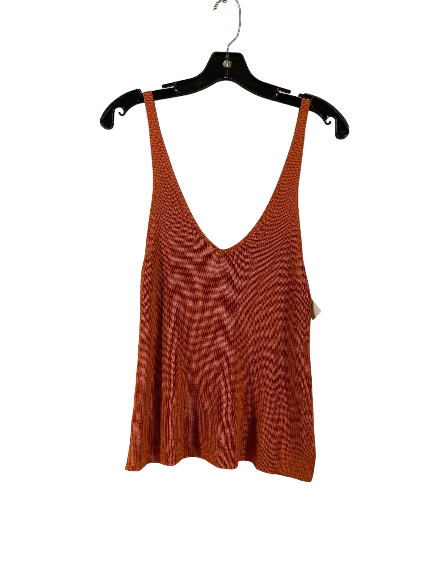 Top Sleeveless By Forever 21 In Orange, Size: S