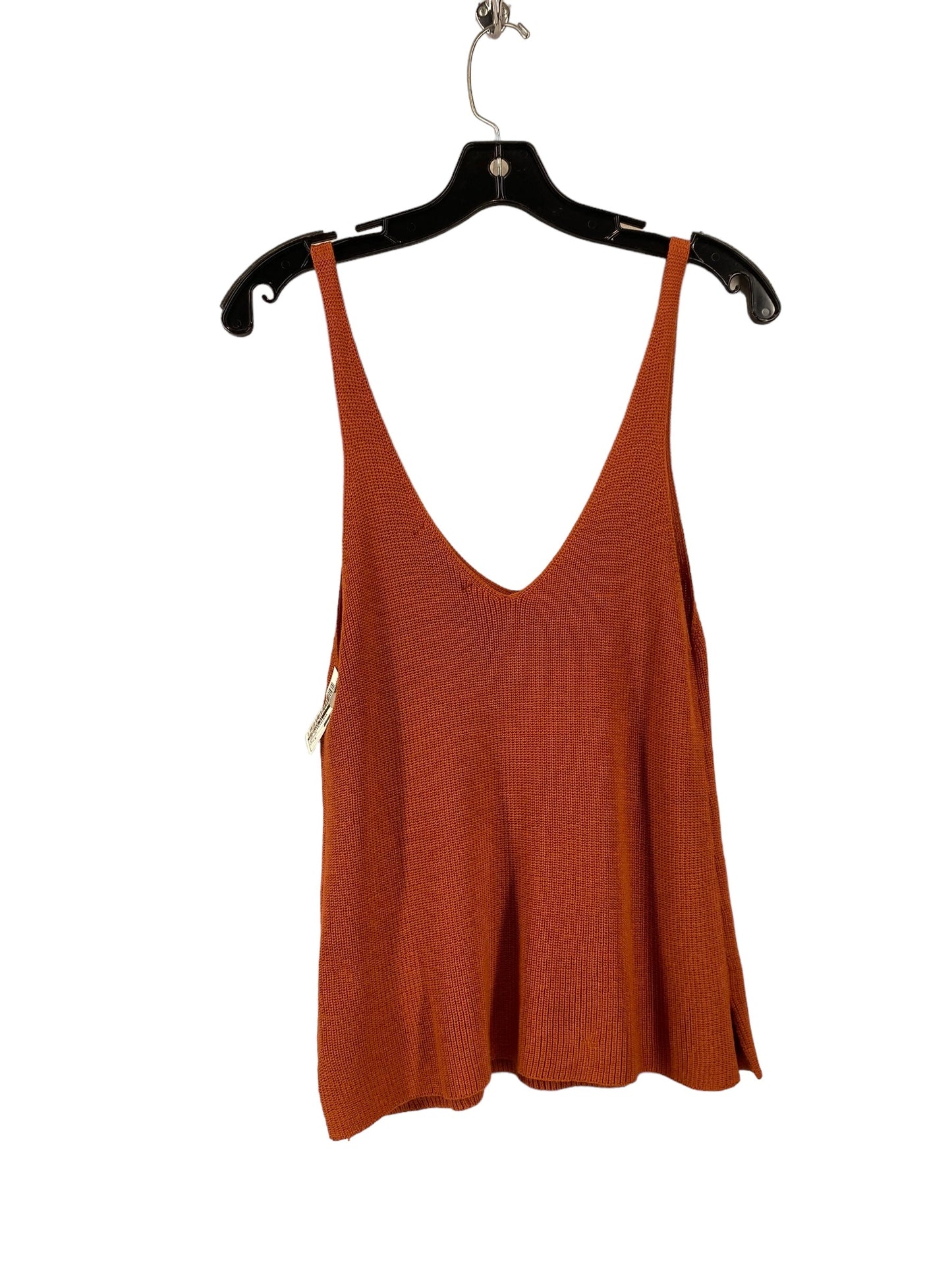 Top Sleeveless By Forever 21 In Orange, Size: S