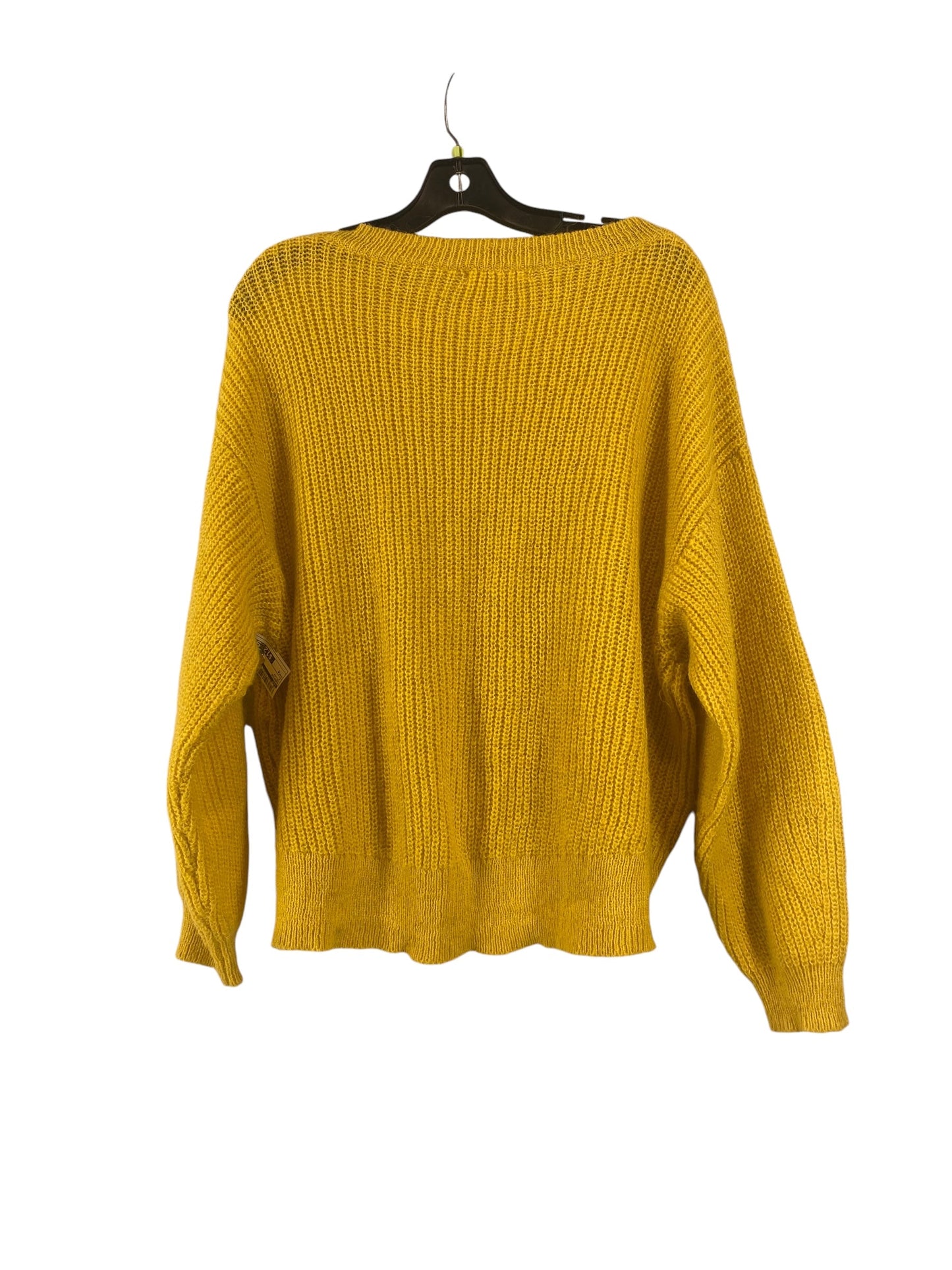 Sweater By H&m In Yellow, Size: M