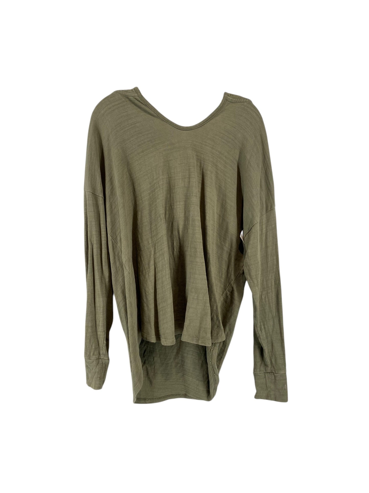 Top Long Sleeve By Loft In Green, Size: L