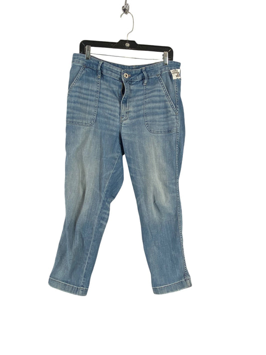 Jeans Straight By White House Black Market In Blue Denim, Size: 12