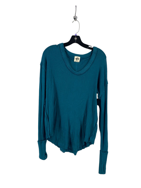 Top Long Sleeve By We The Free In Teal, Size: S