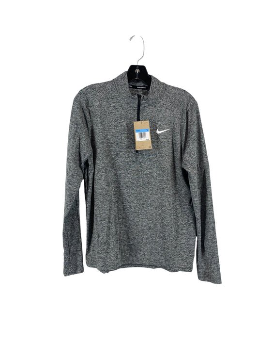 Athletic Jacket By Nike In Grey, Size: M