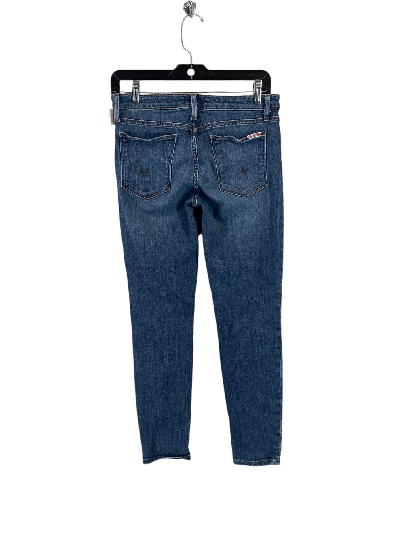 Jeans Skinny By Hudson In Blue Denim, Size: 28