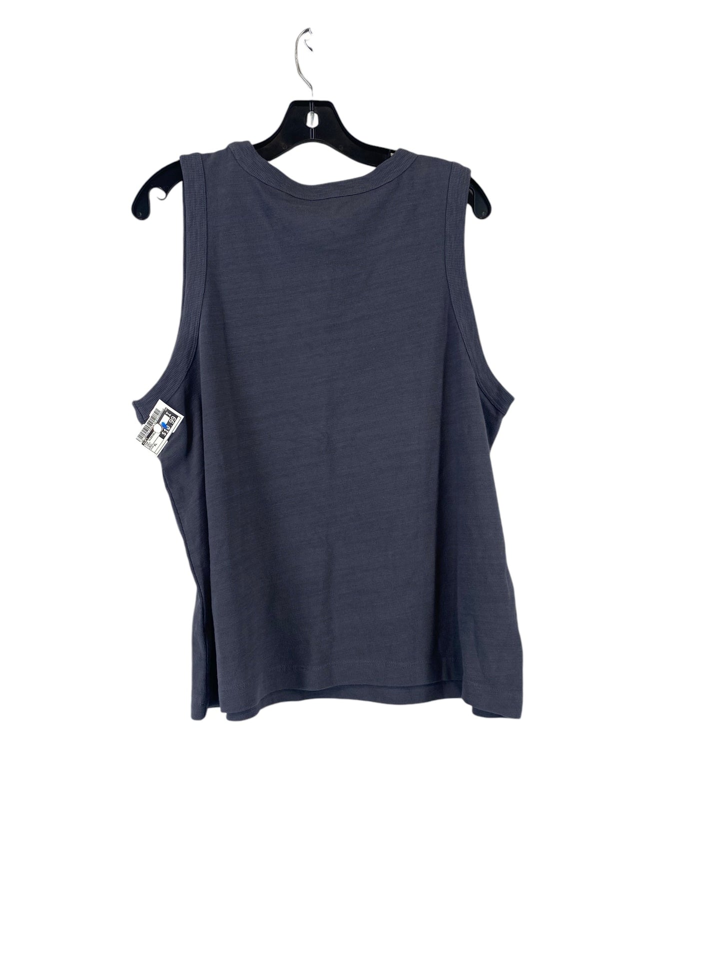 Top Sleeveless By Loft In Grey, Size: Xl