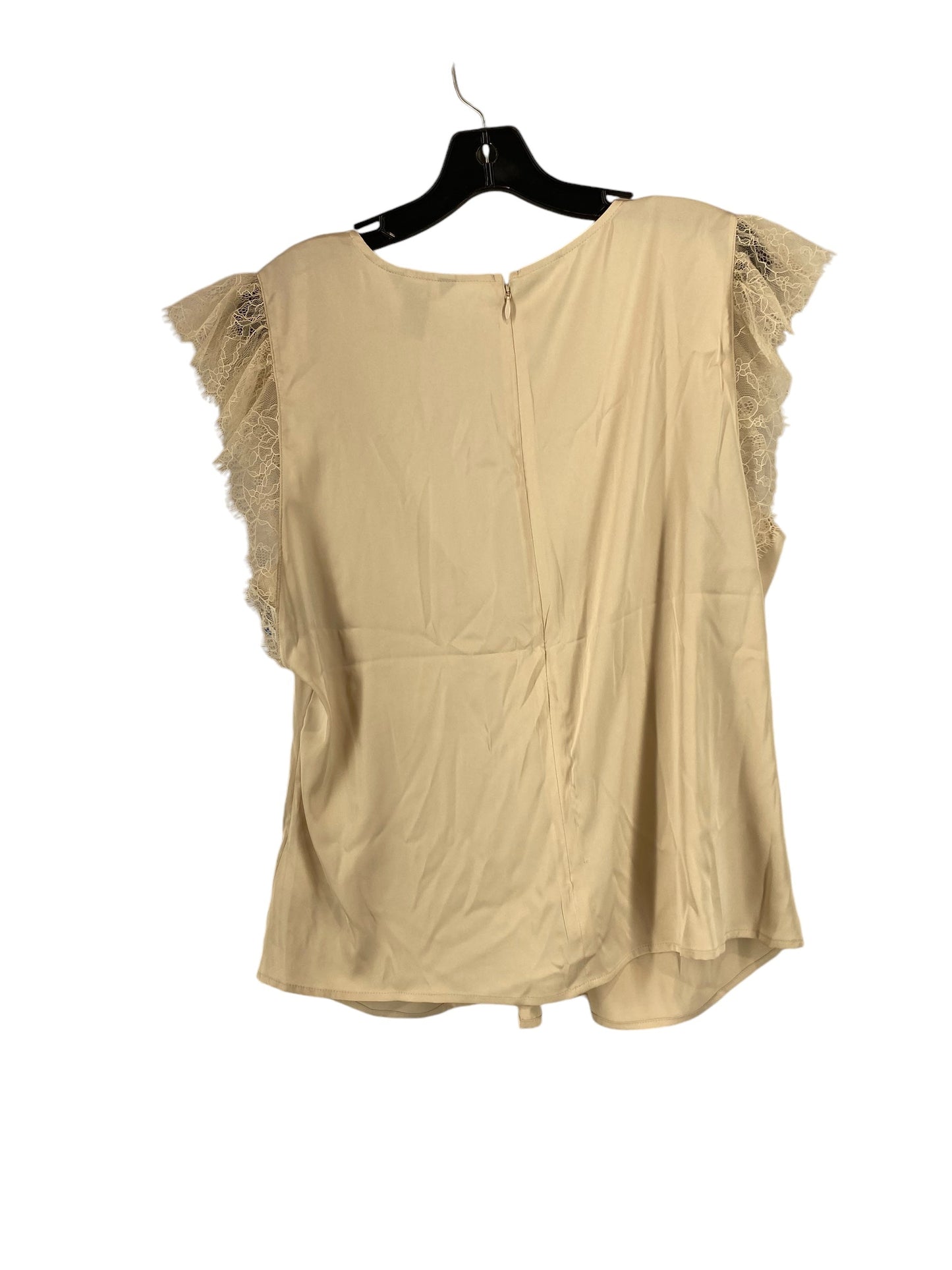 Top Sleeveless By Express In Tan, Size: Xl