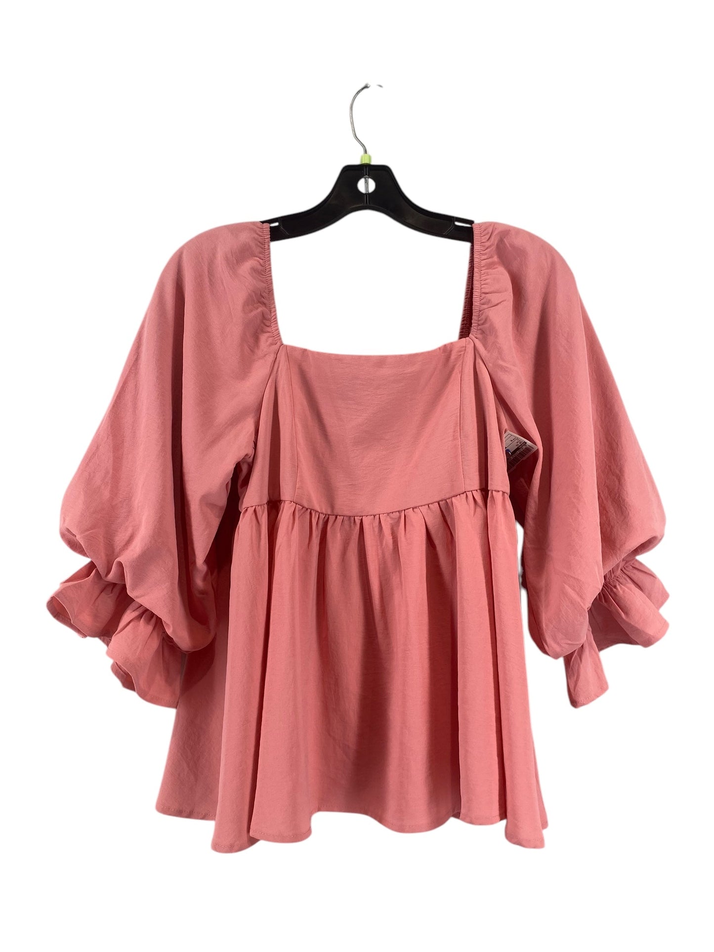 Top Short Sleeve By Entro In Pink, Size: M