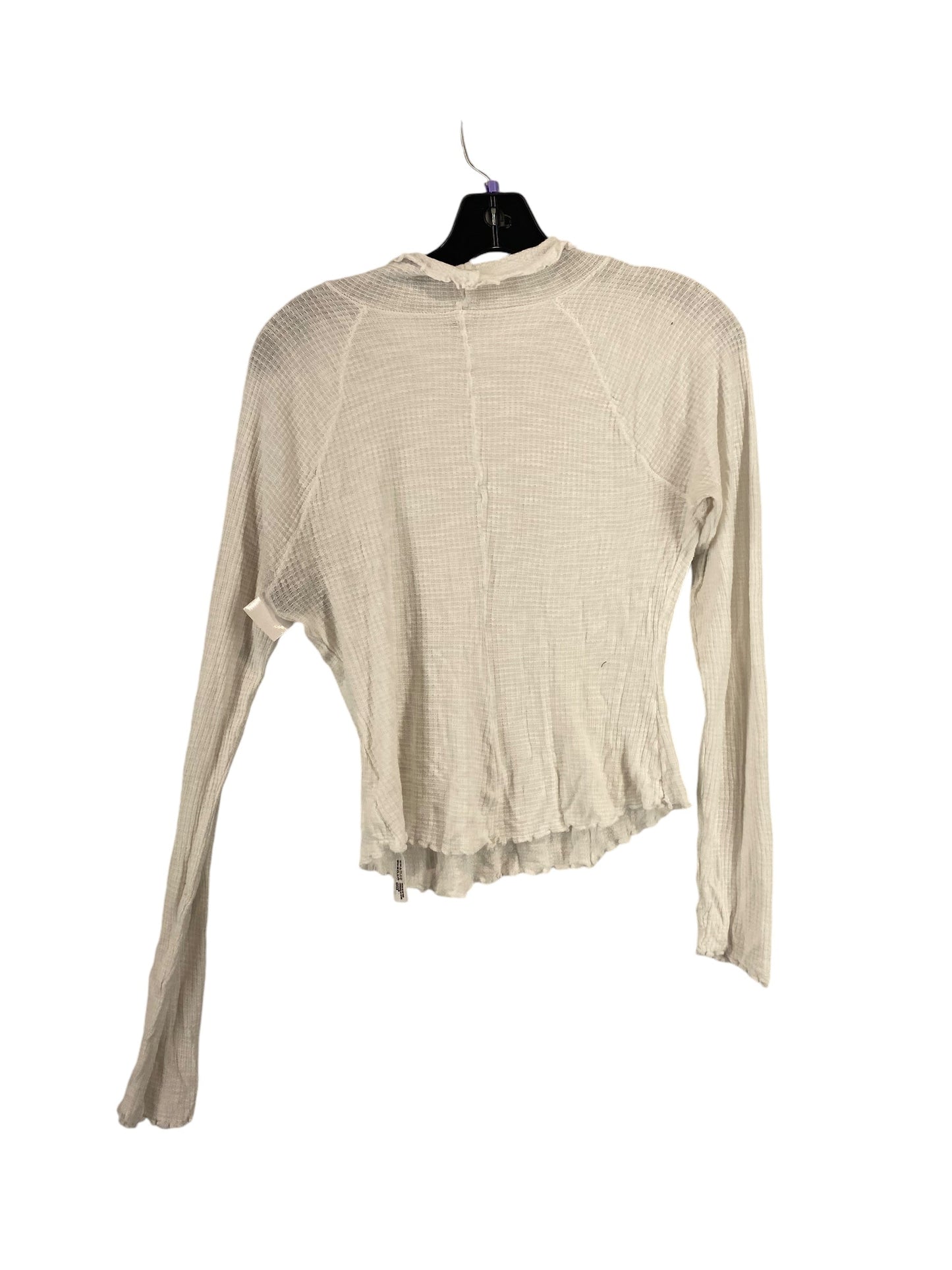 Top Long Sleeve By Free People In White, Size: S