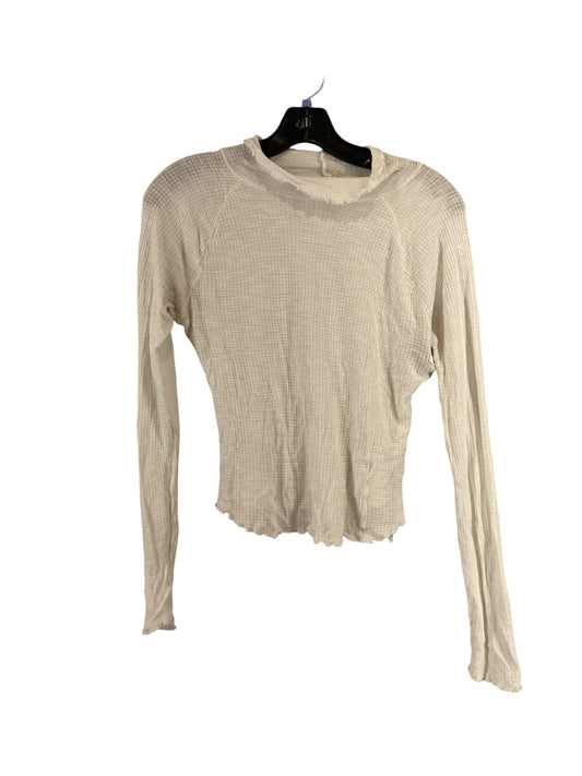 Top Long Sleeve By Free People In White, Size: S