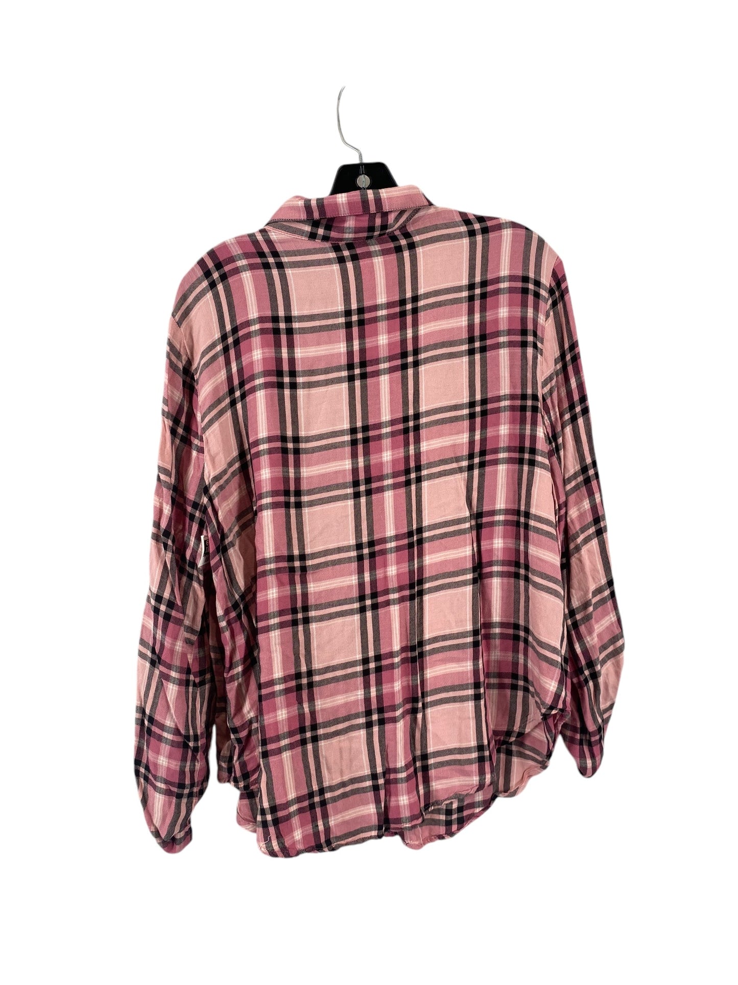 Top Long Sleeve By No Boundaries In Pink, Size: Xxl